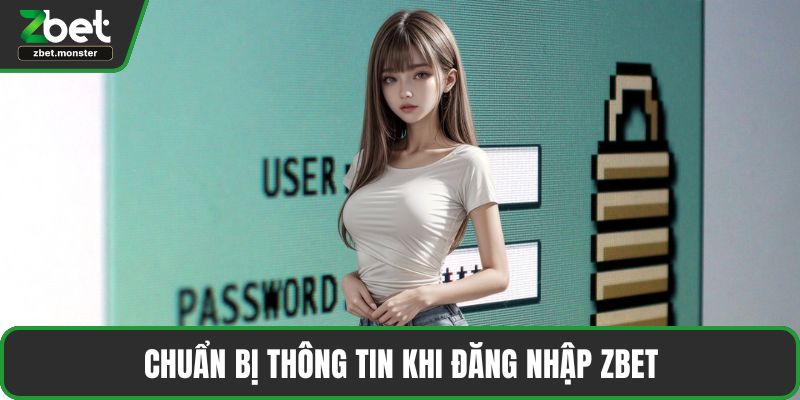 Chuẩn bị thông tin khi đăng nhập ZBET